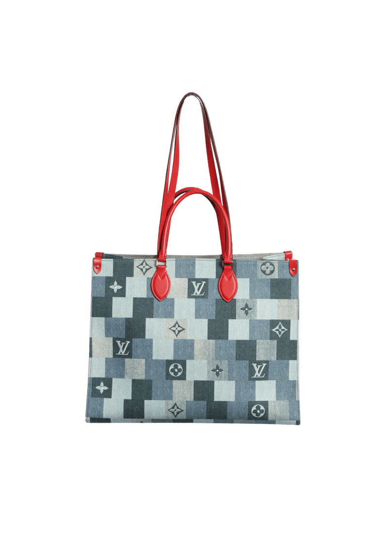 DAMIER PATCHWORK DENIM ONTHEGO TOTE