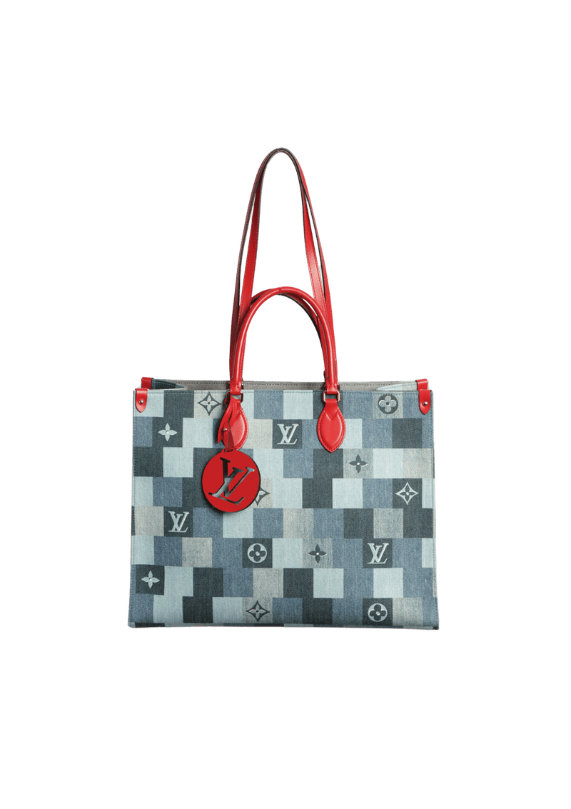 DAMIER PATCHWORK DENIM ONTHEGO TOTE