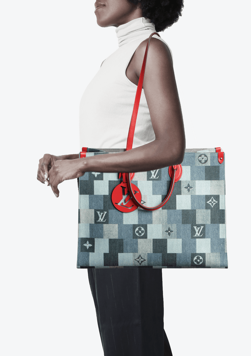 DAMIER PATCHWORK DENIM ONTHEGO TOTE