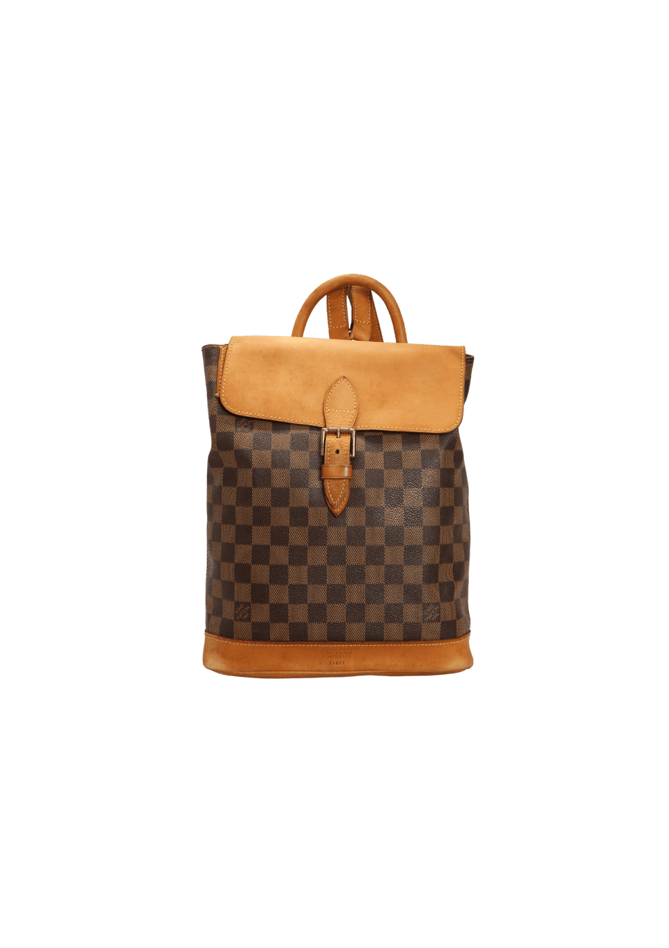 louis vuitton centenaire backpack BOLSA LOUIS VUITTON LIMITED EDITION CENTENAIRE DAMIER ÉBÈNE SOHO BACKPACK MARROM ORIGINAL – Gringa