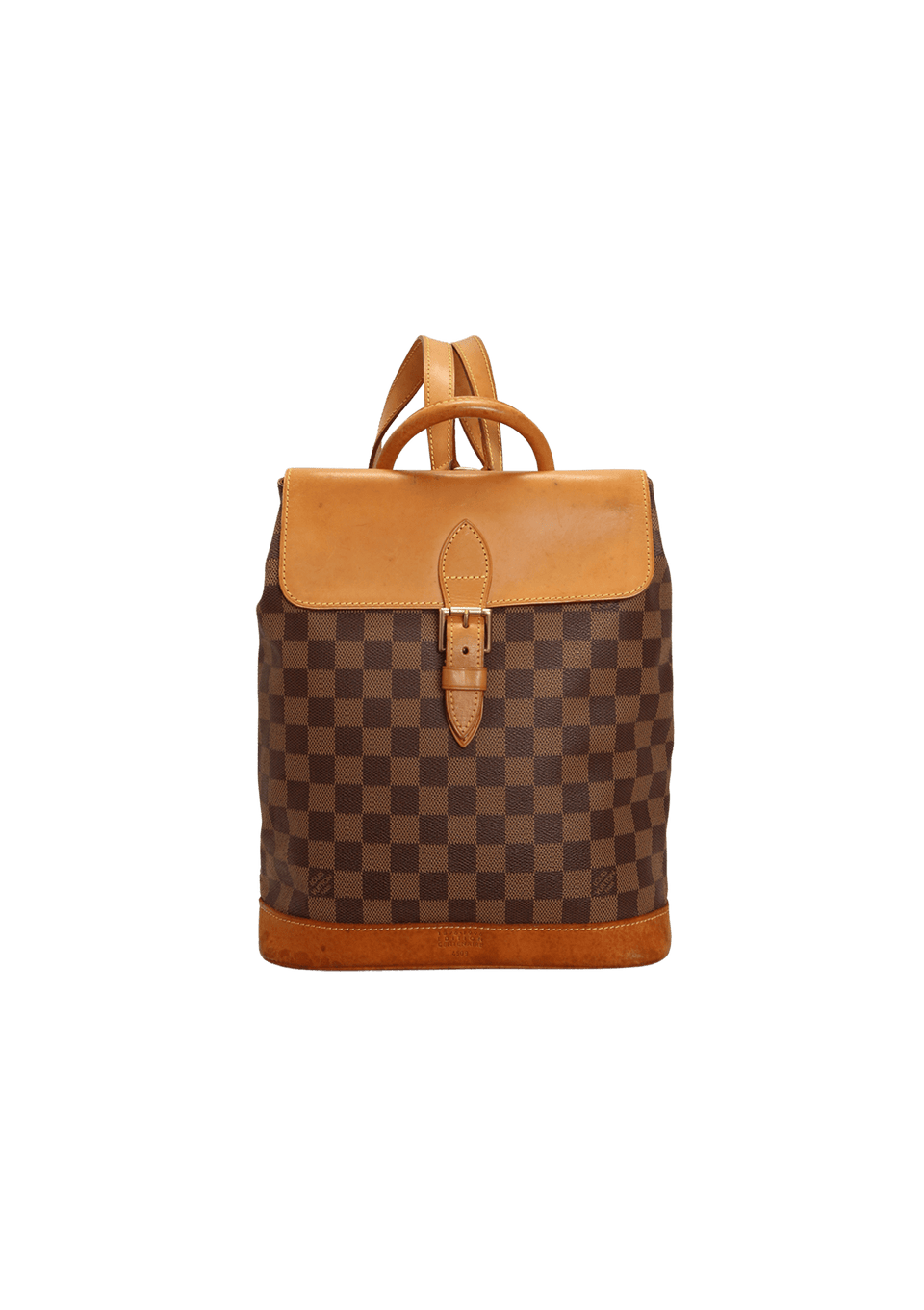 BOLSA LOUIS VUITTON LIMITED EDITION CENTENAIRE DAMIER ÉBÈNE SOHO BACKPACK MARROM ORIGINAL – Gringa