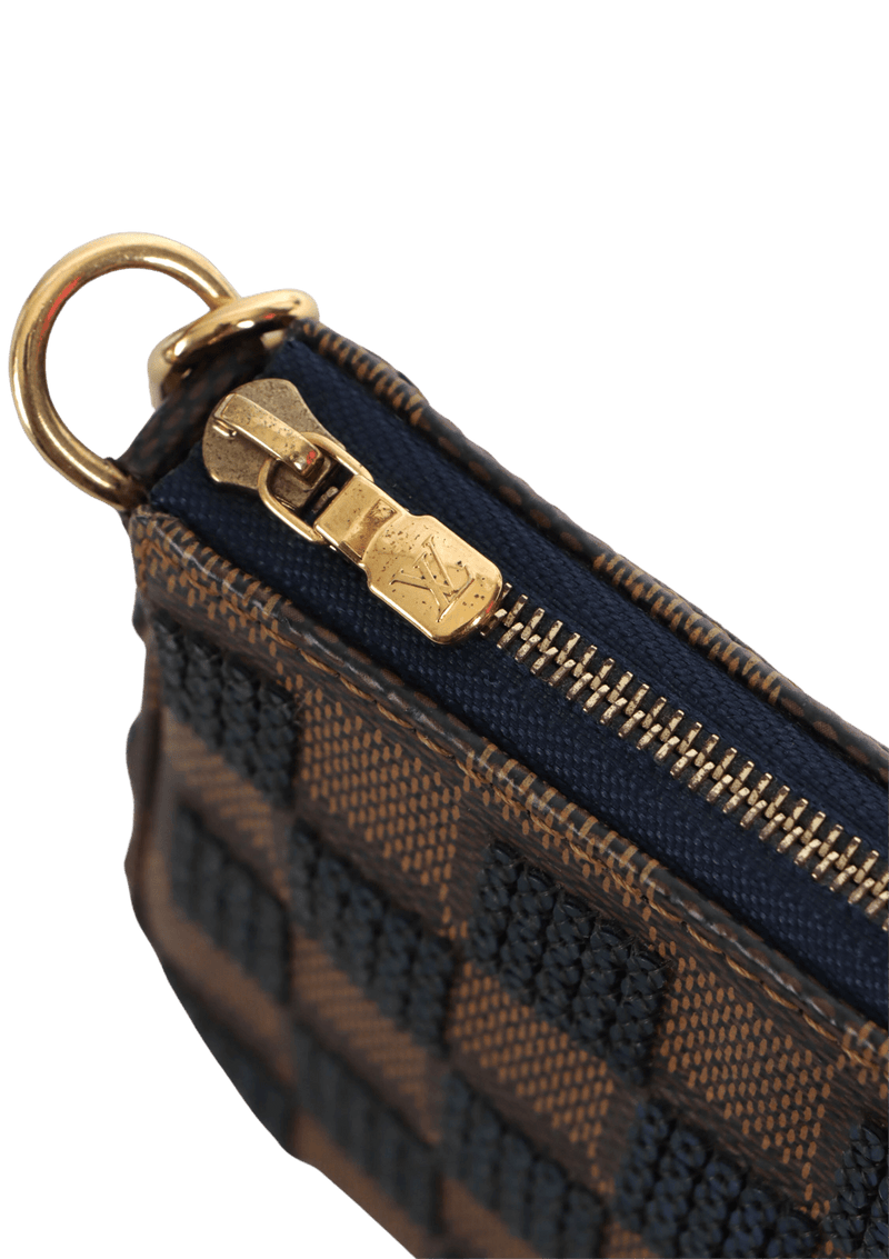 LIMITED EDITION DAMIER ÉBÈNE PAILLETTES MINI POCHETTE ACCESSOIRES