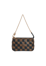 LIMITED EDITION DAMIER ÉBÈNE PAILLETTES MINI POCHETTE ACCESSOIRES