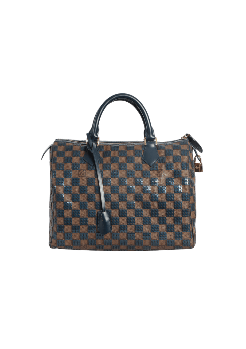 LIMITED EDITION DAMIER ÉBÈNE PAILLETTES SPEEDY 30