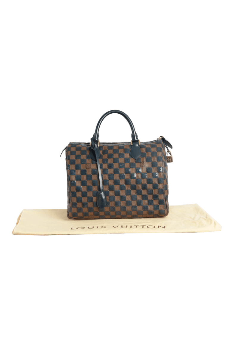 LIMITED EDITION DAMIER ÉBÈNE PAILLETTES SPEEDY 30