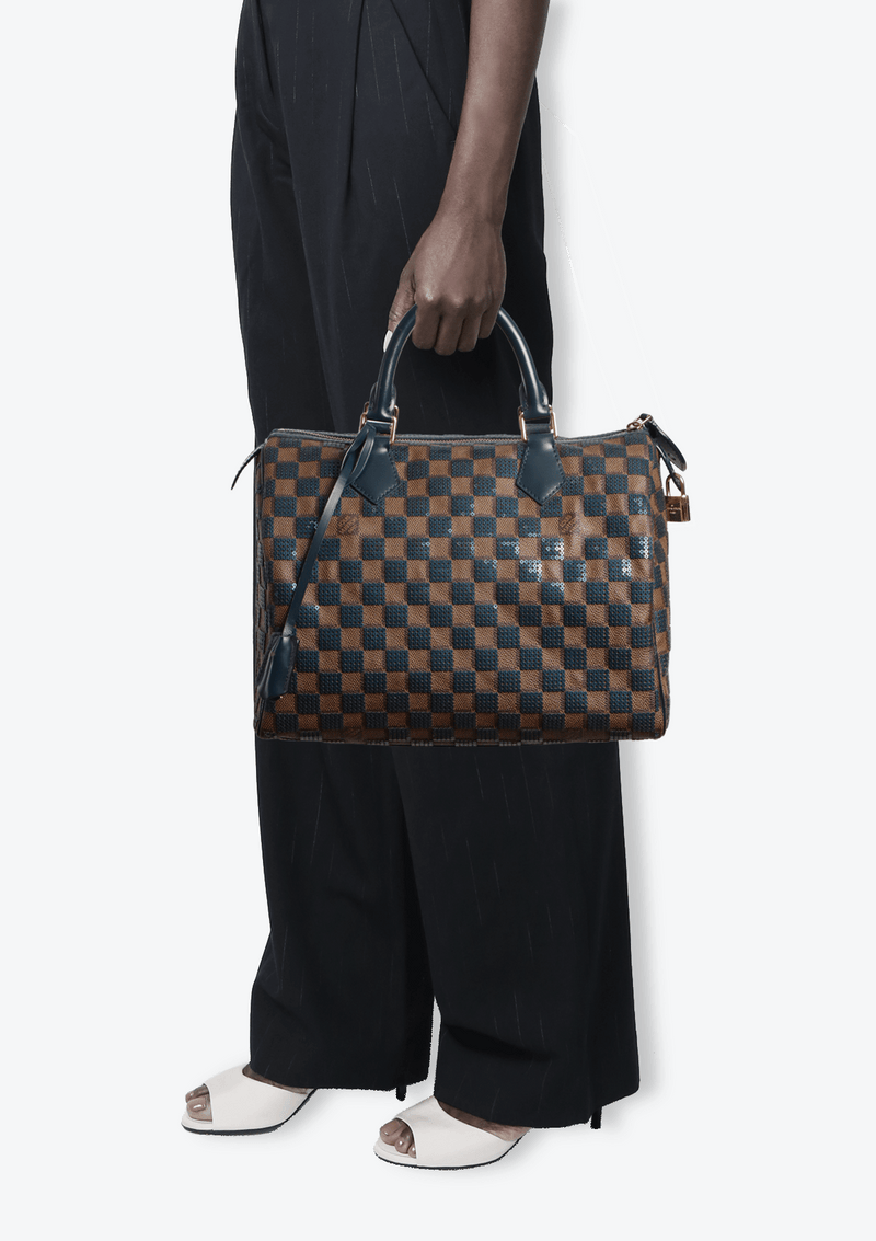 LIMITED EDITION DAMIER ÉBÈNE PAILLETTES SPEEDY 30