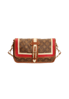 LIMITED EDITION MONOGRAM TISSE PORTE RAYURES CLUTCH