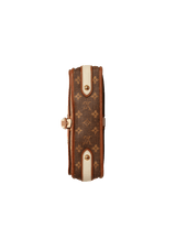 LIMITED EDITION MONOGRAM TISSE PORTE RAYURES CLUTCH