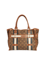 LIMITED EDITION MONOGRAM TISSE RAYURES GM TOTE