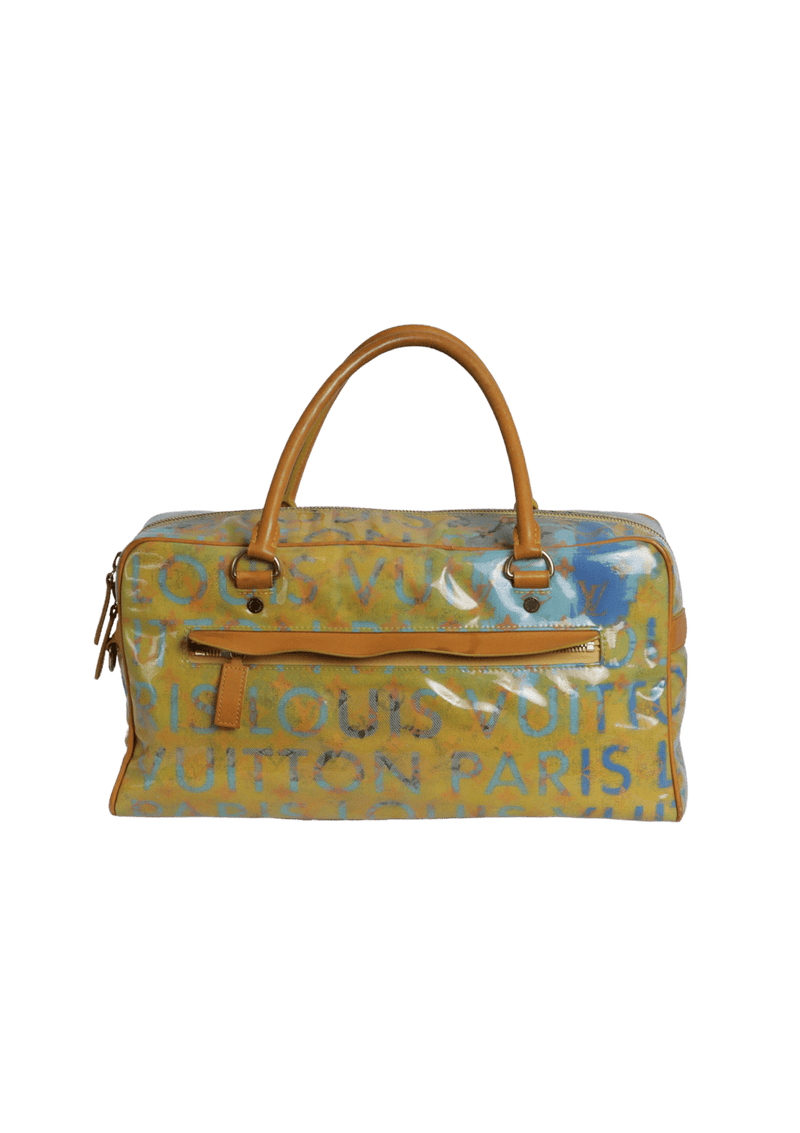 LIMITED EDITION X RICHARD PRINCE MONOGRAM PULP WEEKENDER PM