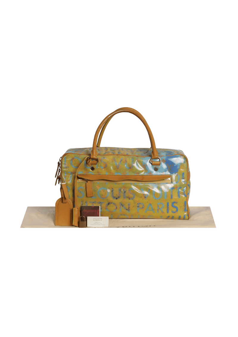 LIMITED EDITION X RICHARD PRINCE MONOGRAM PULP WEEKENDER PM