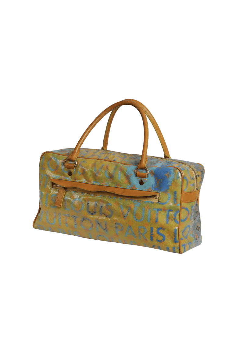 LIMITED EDITION X RICHARD PRINCE MONOGRAM PULP WEEKENDER PM