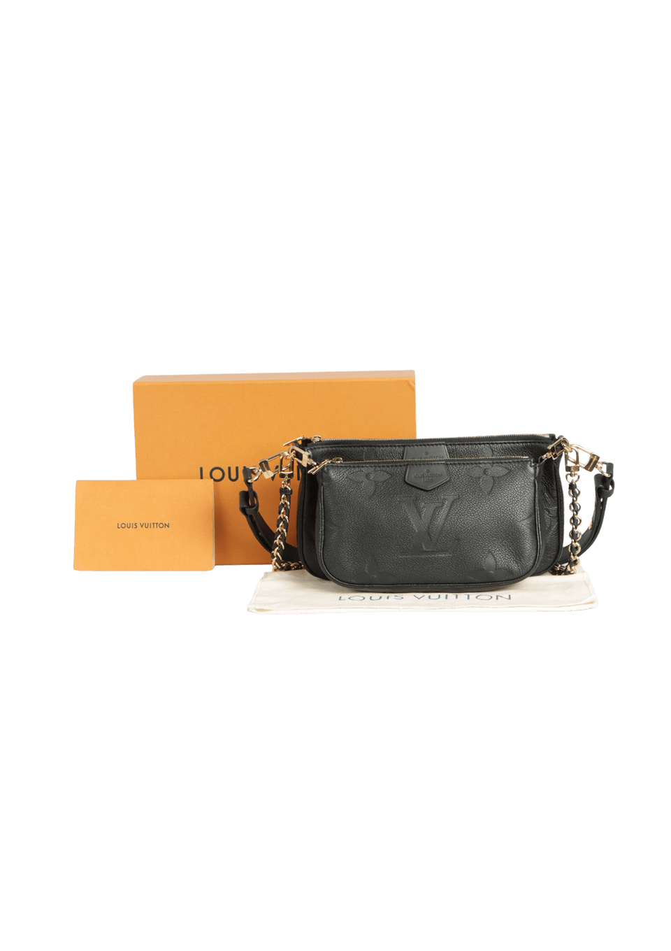 BOLSA LOUIS VUITTON MONOGRAM EMPREINTE MULTI-POCHETTE ACCESSOIRES
