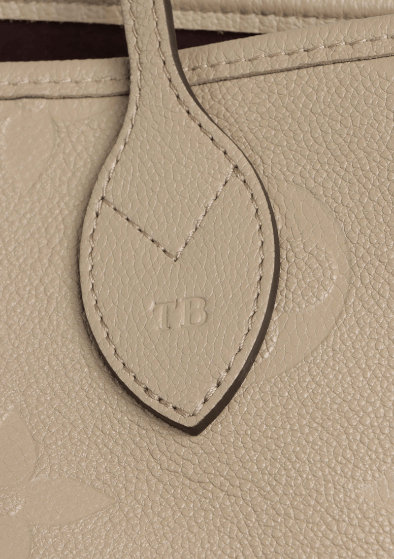 Louis Vuitton Neverfull mm Cream Monogram Empreinte