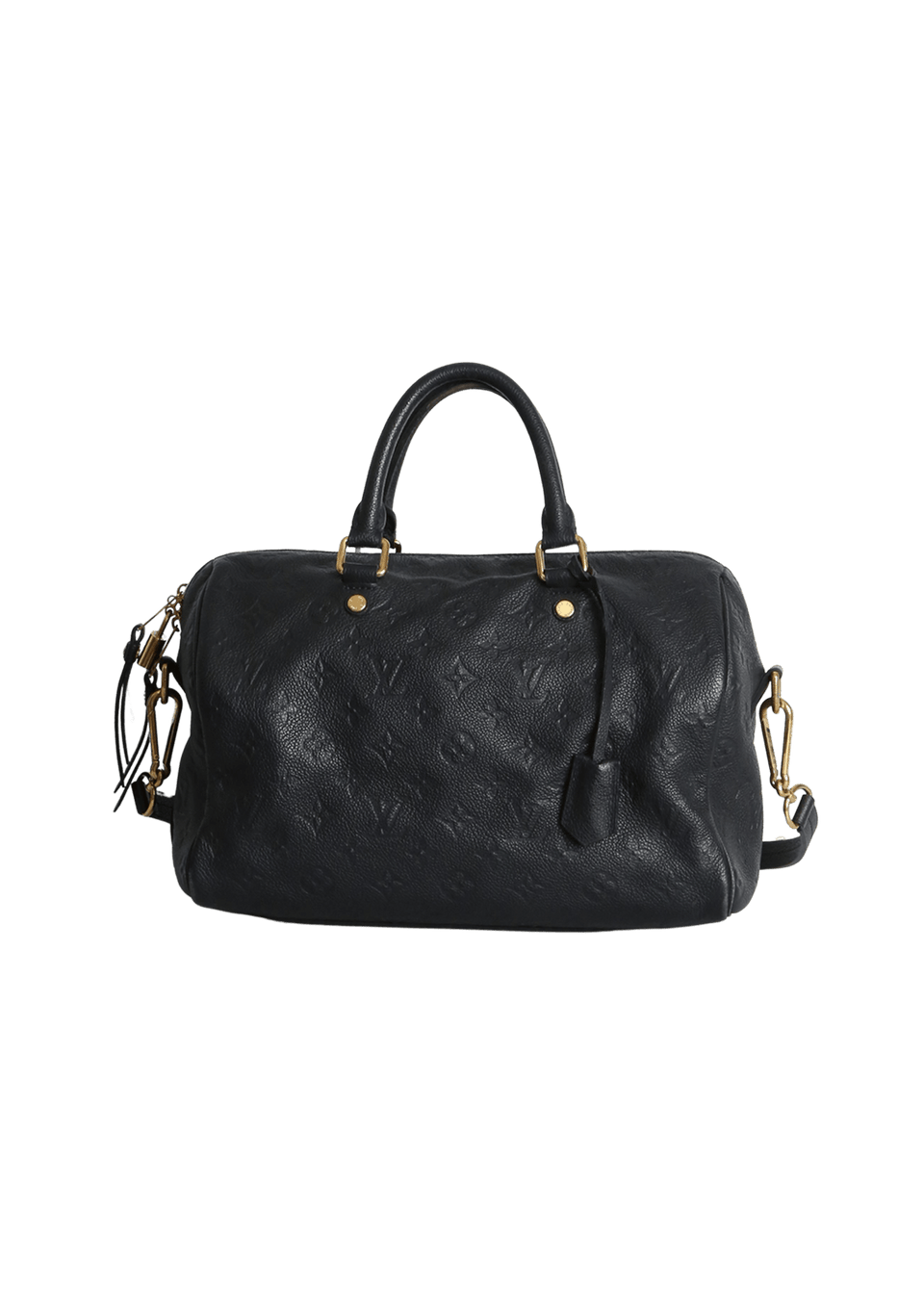 BOLSA LOUIS VUITTON MONOGRAM EMPREINTE SPEEDY 30 BANDOULIÈRE AZUL