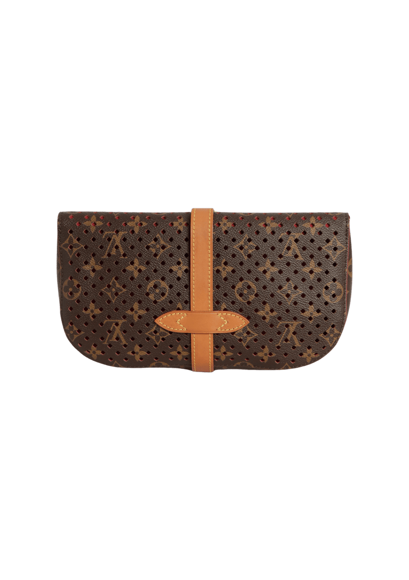 MONOGRAM FLORE SAUMUR CLUTCH