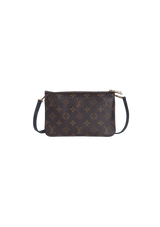 MONOGRAM GIANT REVERSE DOUBLE ZIP POCHETTE