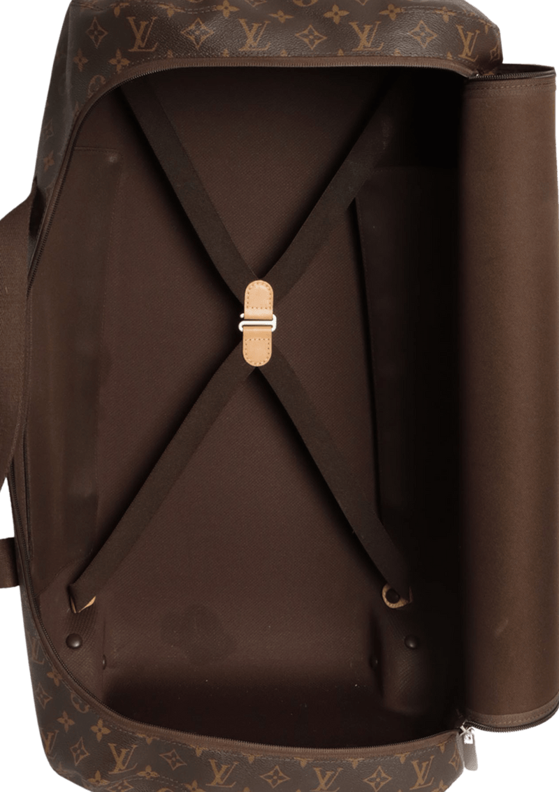 BOLSA LOUIS VUITTON MONOGRAM HORIZON SOFT DUFFLE 65 MARROM