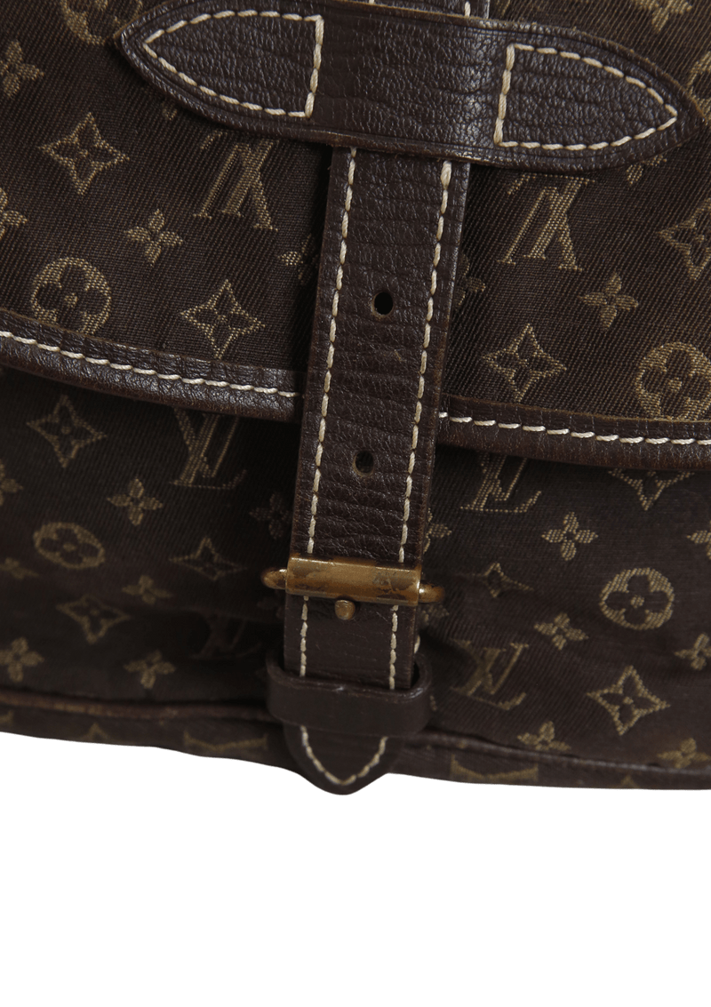 Louis Vuitton mini Lin Saumur MM (brown), monogram Idylle Saumur