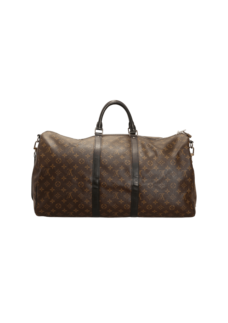 Louis Vuitton Brown Monogram Macassar Canvas Leather Waterproof