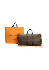 MONOGRAM MACASSAR KEEPALL BANDOULIÈRE 55