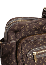 MONOGRAM MINI LIN SAC A LANGER DIAPER BAG