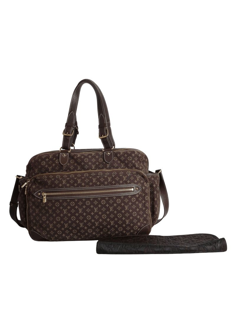 MONOGRAM MINI LIN SAC A LANGER DIAPER BAG