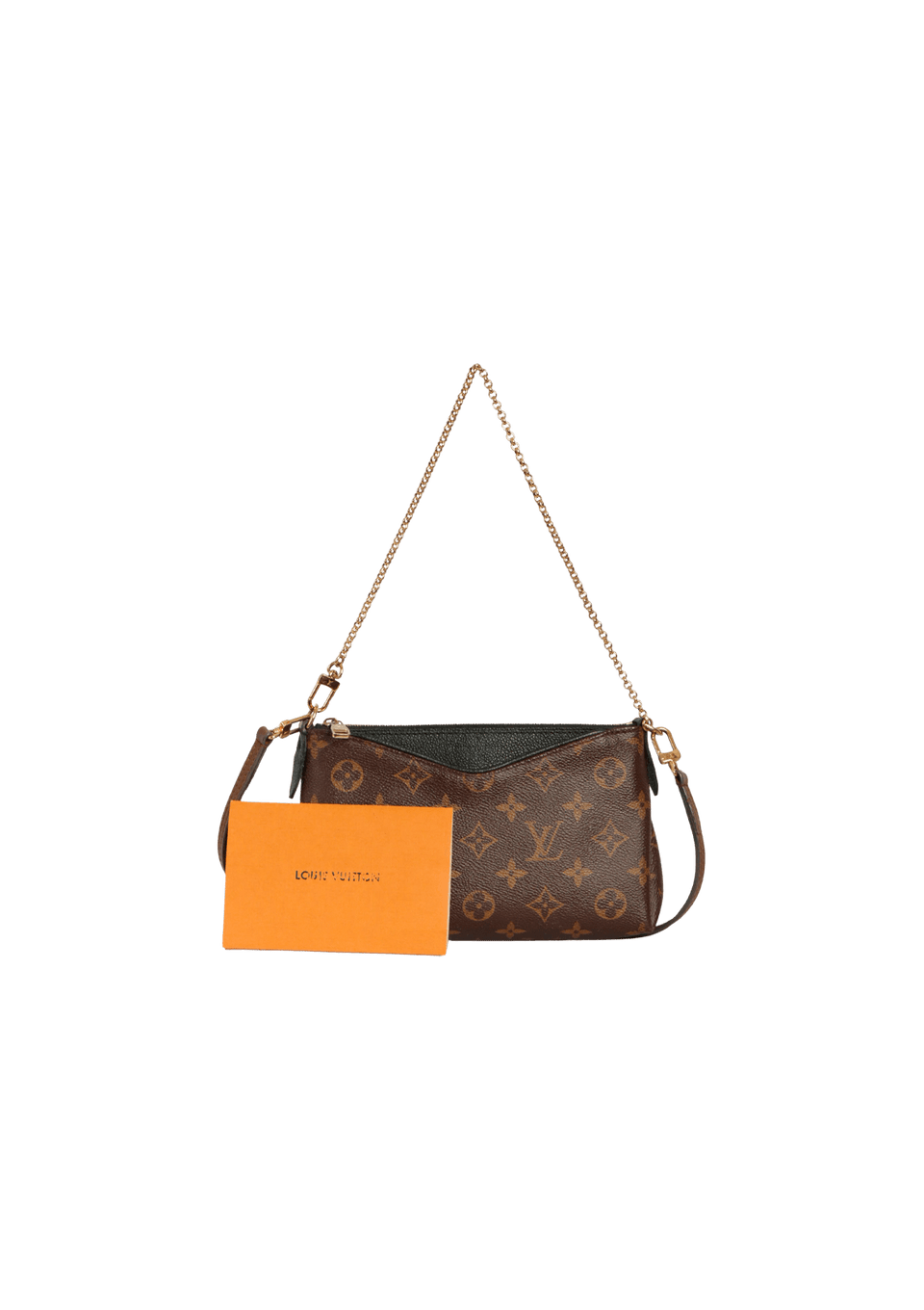 BOLSA LOUIS VUITTON MONOGRAM PALLAS CLUTCH MARROM ORIGINAL – Gringa