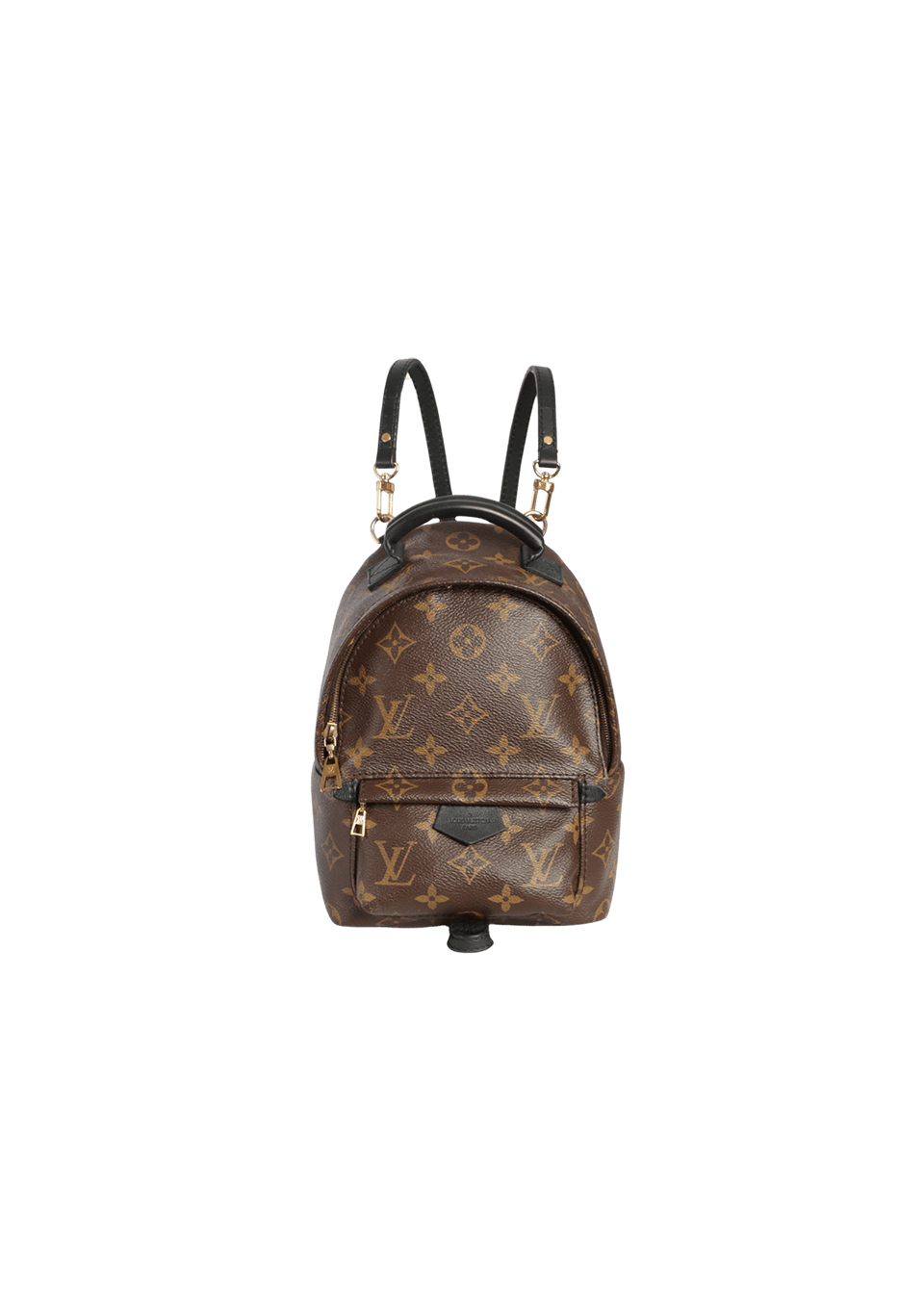 BOLSA LOUIS VUITTON MONOGRAM PALM SPRINGS MINI BACKPACK PRETO