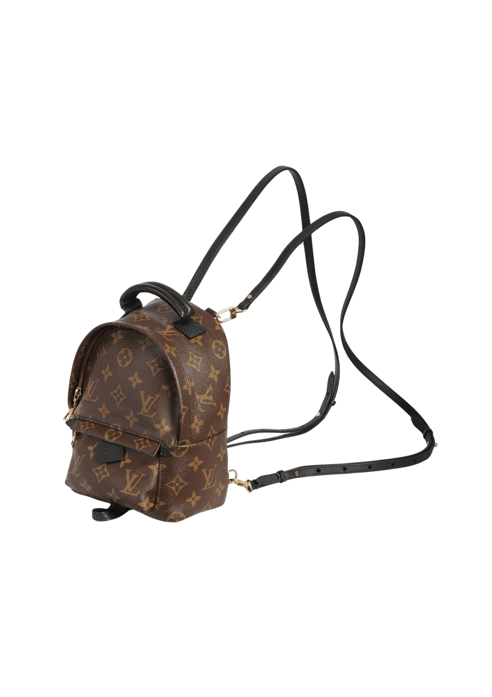BOLSA LOUIS VUITTON MONOGRAM PALM SPRINGS MINI BACKPACK PRETO