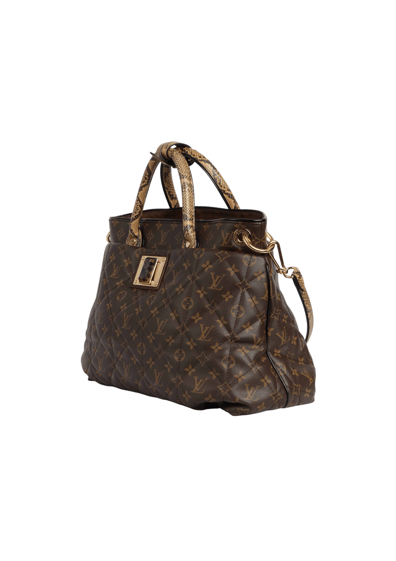 Louis Vuitton ostrich and snakeskin Etoile Exotique tote GM