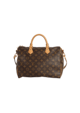 MONOGRAM SPEEDY 30 BANDOULIÈRE