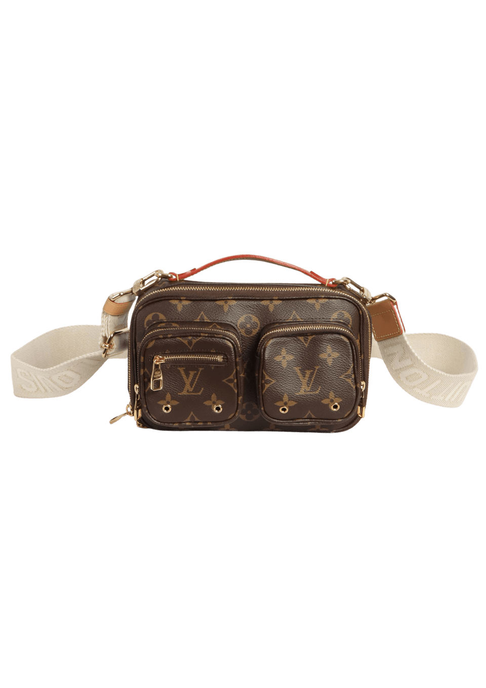 BOLSA LOUIS VUITTON MONOGRAM UTILITY CROSSBODY MARROM ORIGINAL