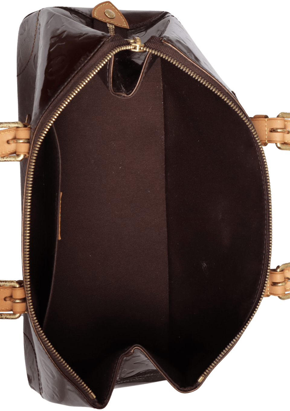 BOLSA LOUIS VUITTON MONOGRAM VERNIS ROSEWOOD AVENUE VINHO ORIGINAL