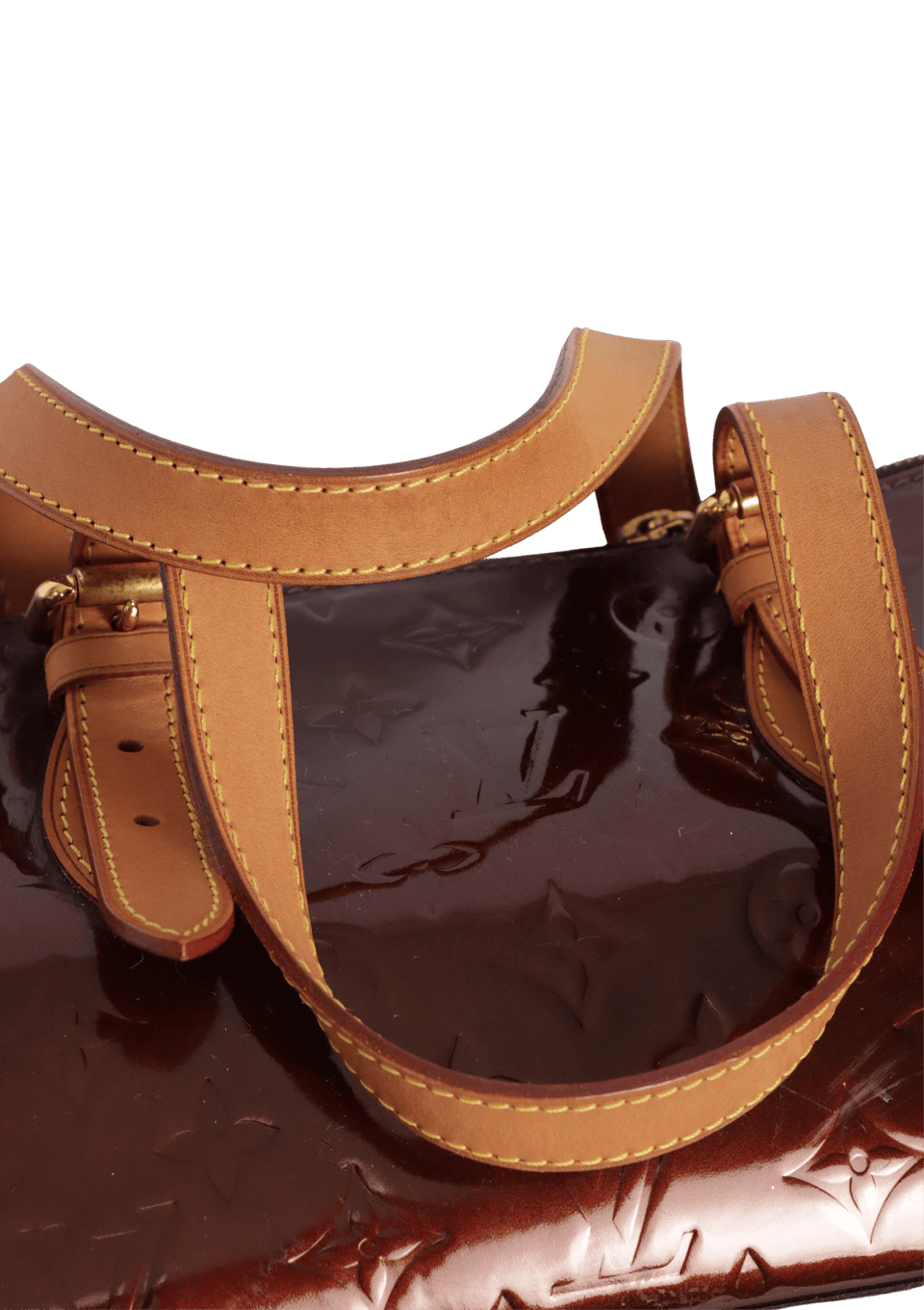 BOLSA LOUIS VUITTON MONOGRAM VERNIS ROSEWOOD AVENUE VINHO ORIGINAL