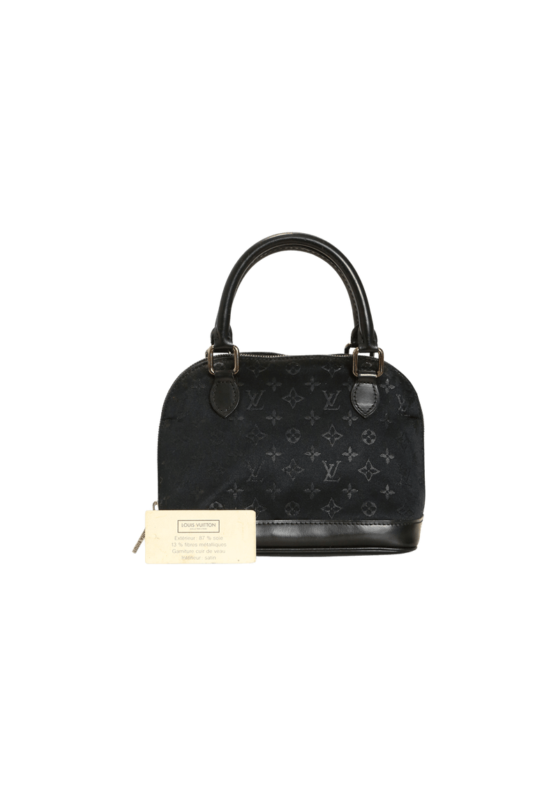 LV Monogram Little Satin Alma Bag ( Black)