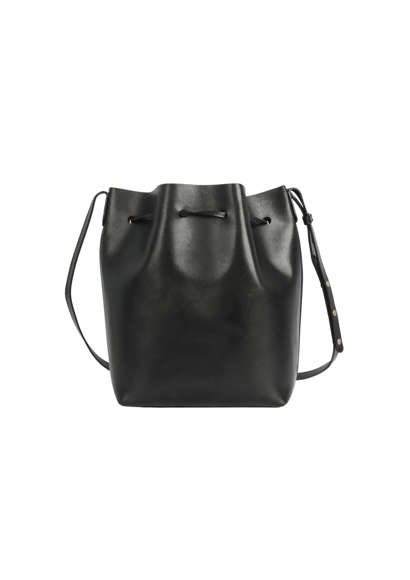 LEATHER BUCKET BAG