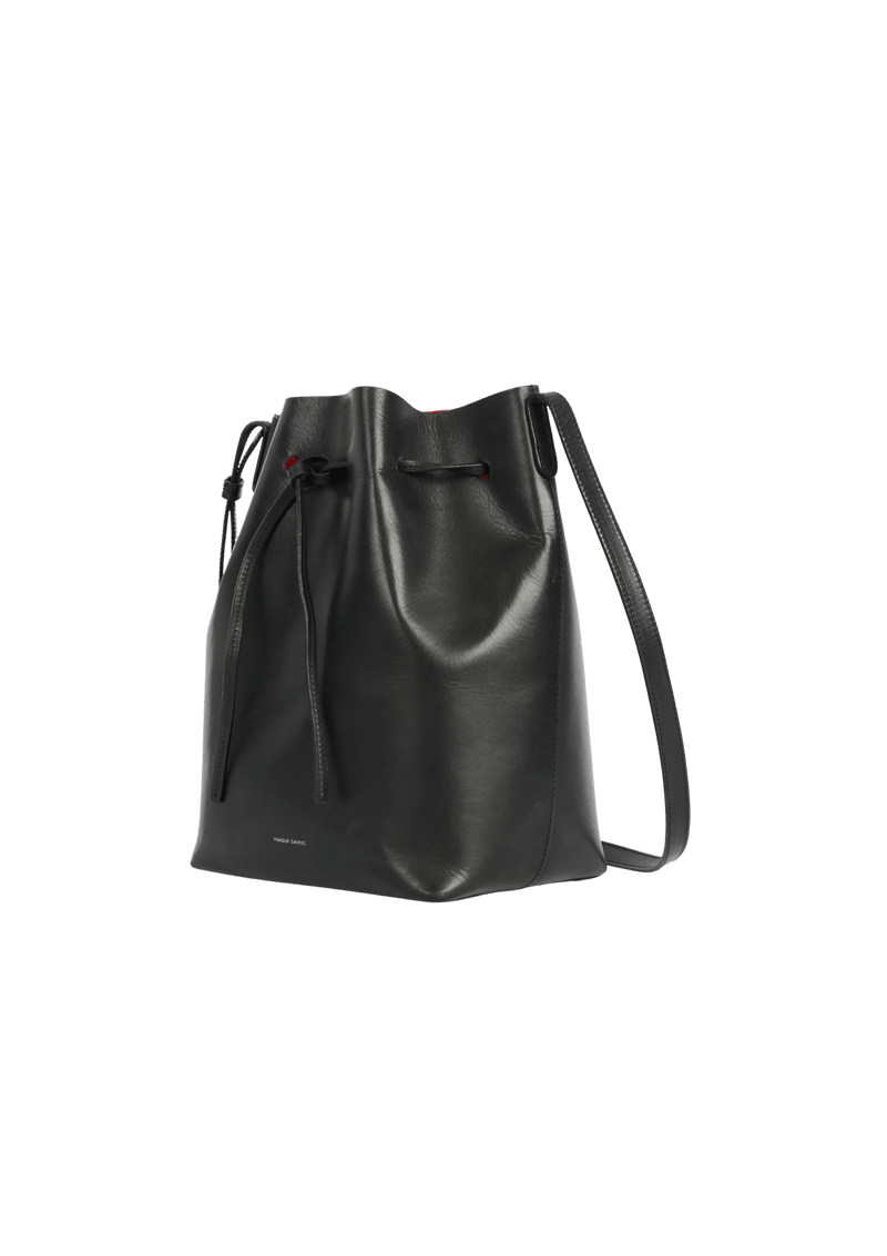 LEATHER BUCKET BAG