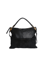 LEATHER AND SUEDE BAG
