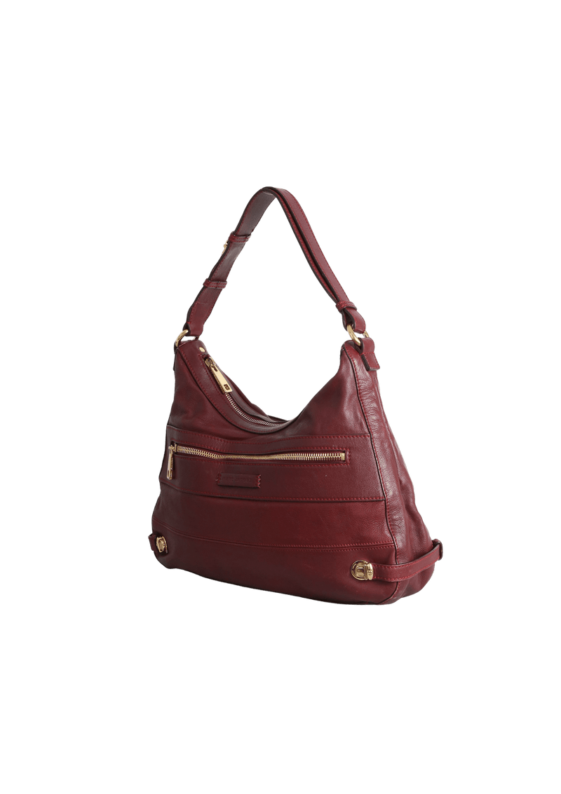 LEATHER HOBO BAG