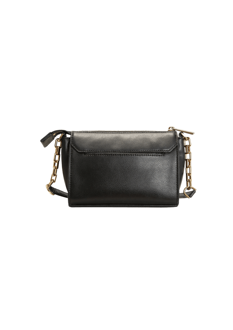 Michael Kors Florence Mini Messenger Leather Crossbody BLACK