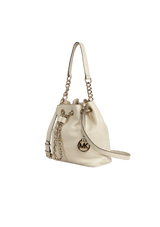 LEATHER BUCKET BAG