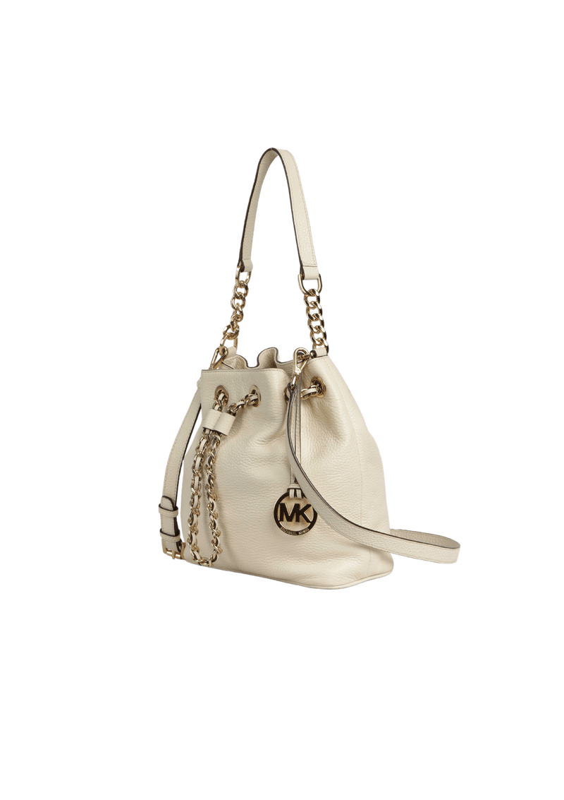 LEATHER BUCKET BAG