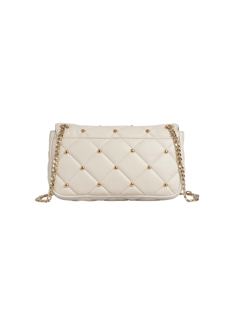 LEATHER CHAIN-LINK BAG