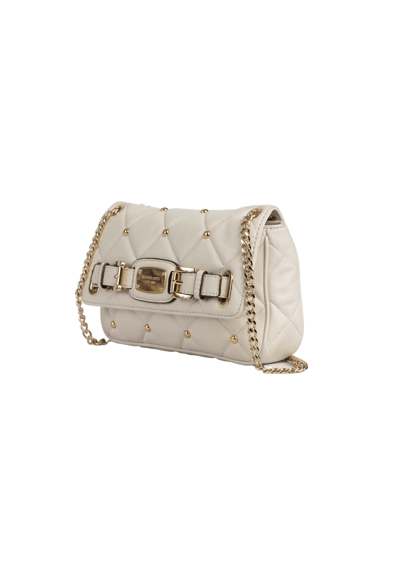 LEATHER CHAIN-LINK BAG