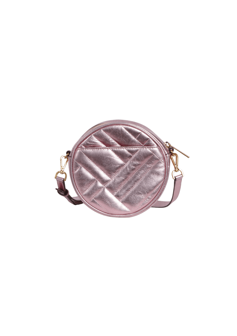 LEATHER ROUND BAG