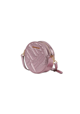 LEATHER ROUND BAG