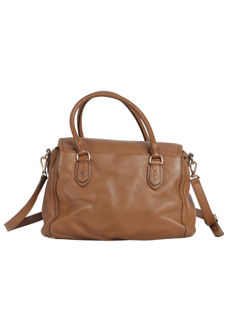 LEATHER SATCHEL BAG