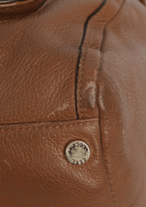 LEATHER SATCHEL BAG