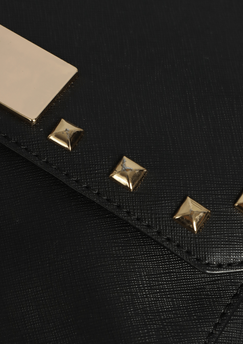 LEATHER STUDDED CROSSBODY